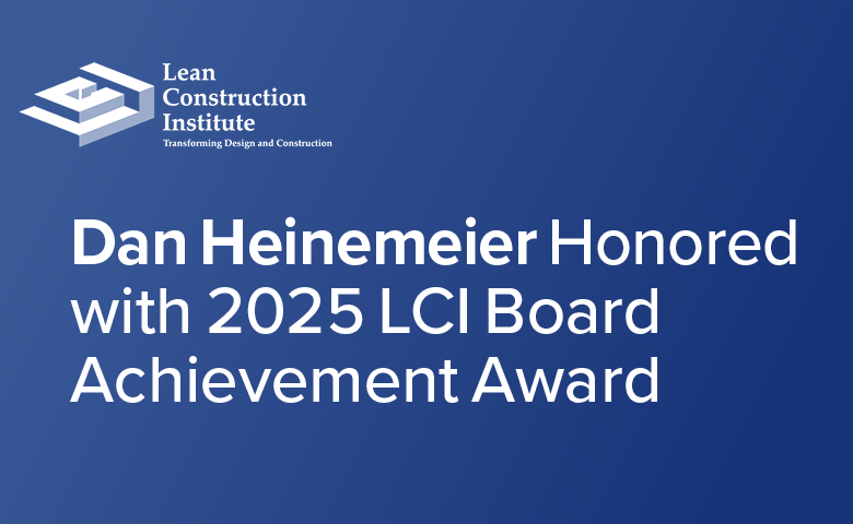 Dan Heinemeier Honored with 2025 LCI Board Achievement Award